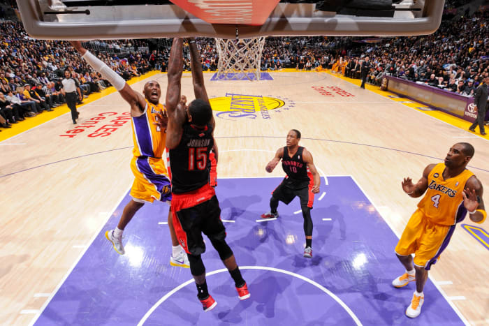 Kobe Bryant's 40 greatest moments - latest sports news Wills the Lakers to victory over Raptors in 2013