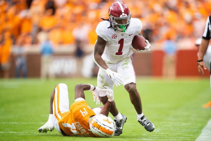 First-round NFL mock draft: Four QBs in the top 10 - latest sports news Buffalo Bills: Jahmyr Gibbs, RB, Alabama