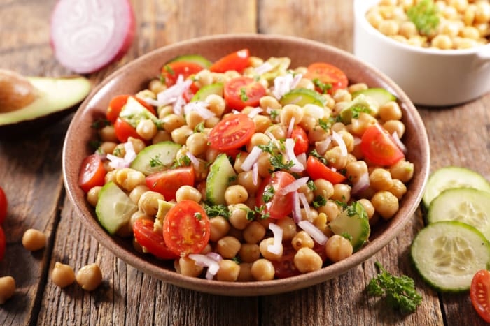 Ensalada de garbanzos