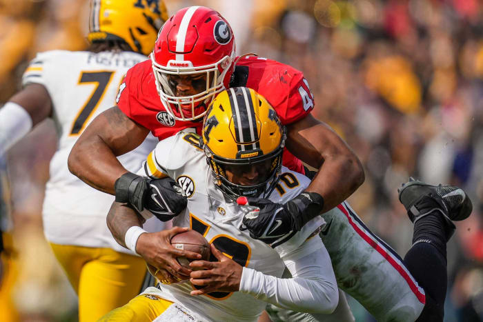 Draft simulado de la NFL de primera ronda de 2022 32 Empacadores de Green Bay: Travon Walker, DE, Georgia