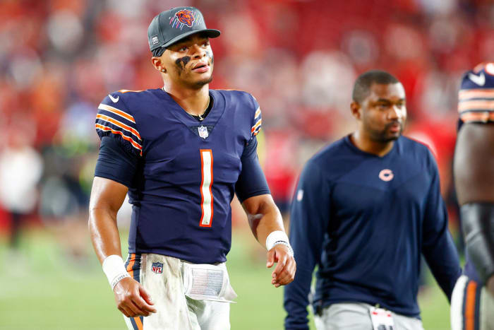 Bears offense has sunk below Trubisky level