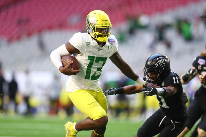 College football Week 1: Picks and preview 8 Fresno State (1-0) at No. 11 Oregon, Saturday, 2 p.m., Pac-12 Network