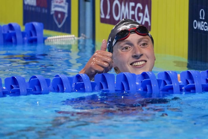 Women's swimming 200-, 400- and 800-meters: Katie Ledecky (USA) vs. Ariarne Titmus (Australia)