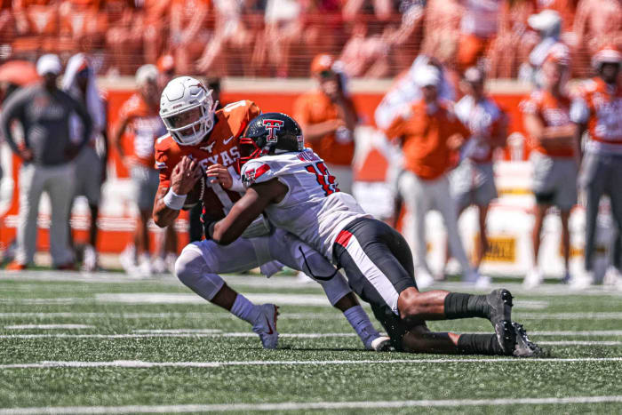 First-round NFL mock draft: Four QBs in the top 10 - latest sports news Houston Texans (via Browns): Tyree Wilson, DE, Texas Tech