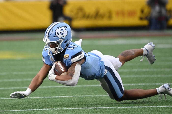 Baltimore Ravens: Josh Downs, WR, North Carolina