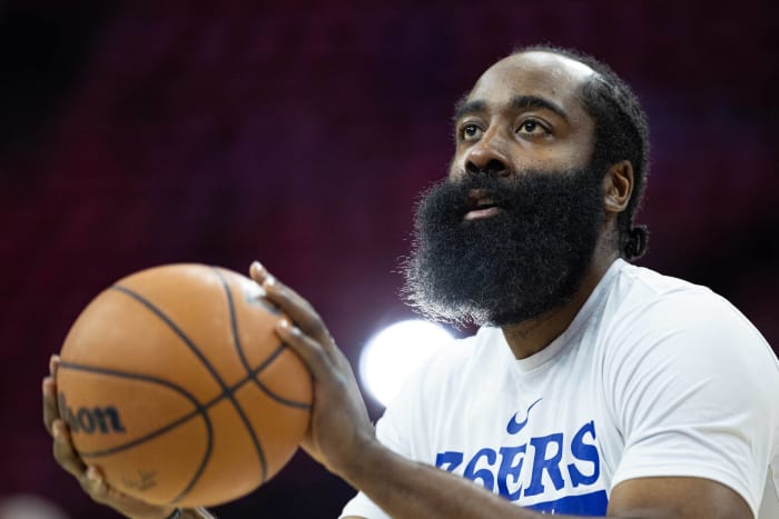 Philadelphia 76ers: Does James Harden show up in his fat suit?