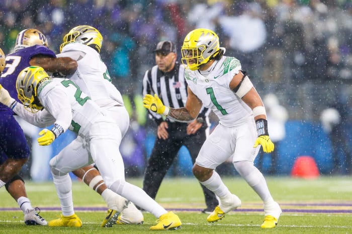 Miami Dolphins (via 49ers): Noah Sewell, LB, Oregon