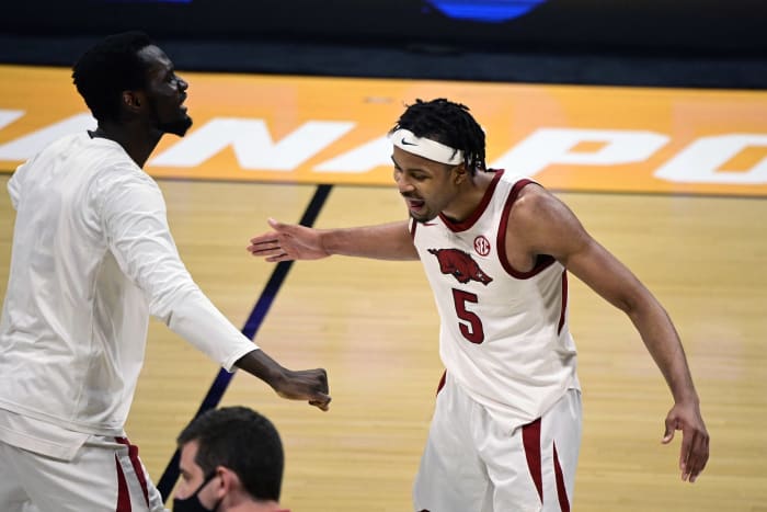 NBA Draft risers and fallers from March Madness - Falling: Moses Moody, Arkansas