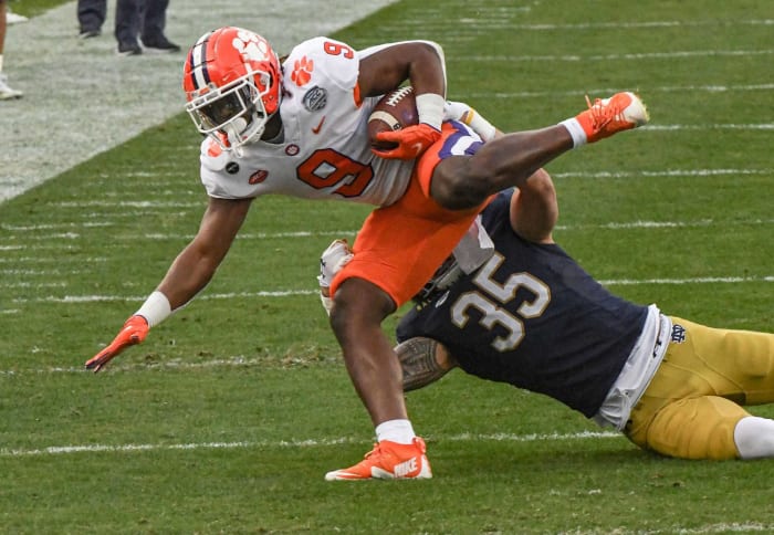 NFL mock draft: The first two rounds - NewsOpener Miami Dolphins (via Texans): Travis Etienne, RB, Clemson