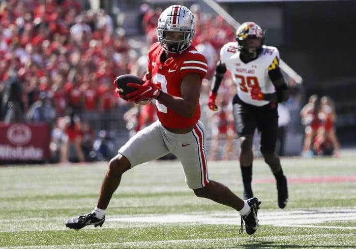 New York Jets (via Seahawks): Chris Olave, WR, Ohio State
