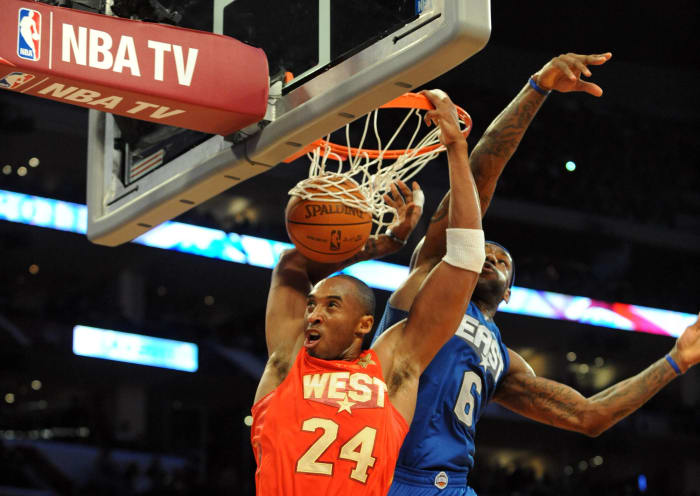 Kobe Bryant's 40 greatest moments - latest sports news Dunks over LeBron and wins the 2011 All-Star MVP