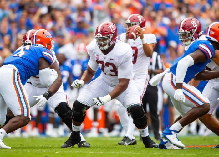 New York Giants: Evan Neal, iOL, Alabama