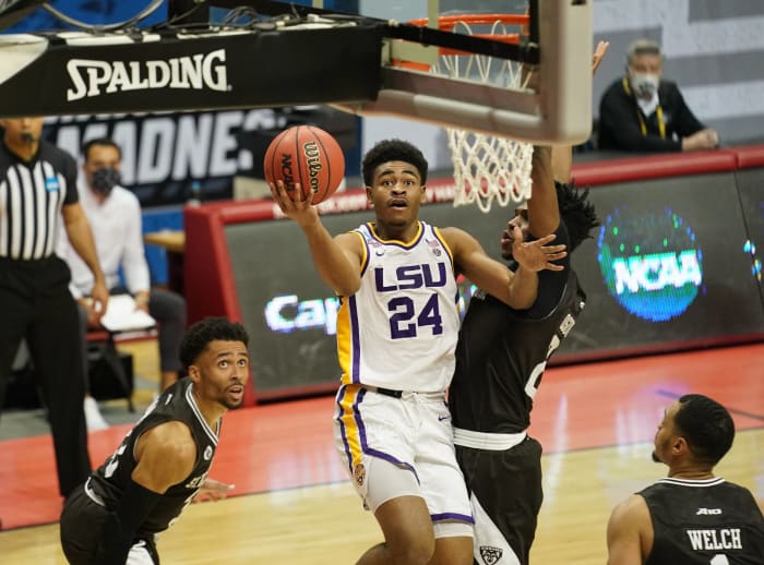 NBA Draft risers and fallers from March Madness - Rising: Cameron Thomas, LSU