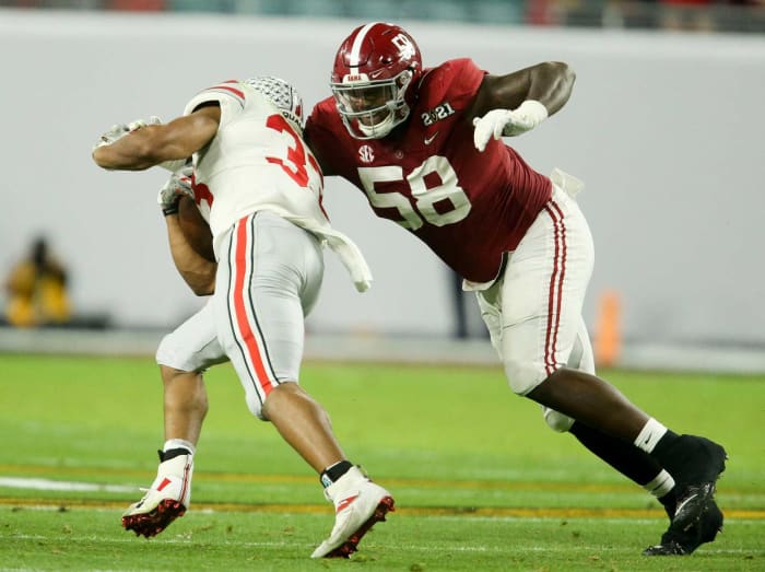 The 25 best players still available in the 2021 NFL Draft - Christian Barmore, DT, Alabama