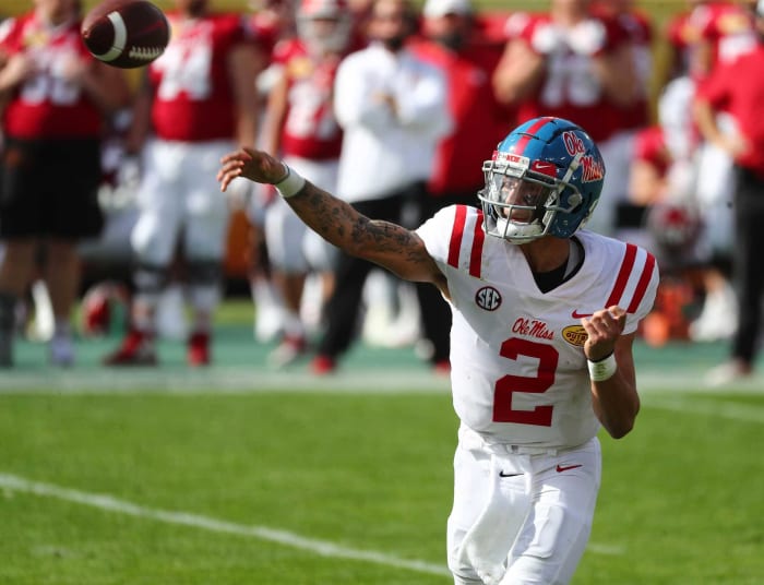 Tampa Bay Buccaneers: Matt Corral, QB, Ole Miss