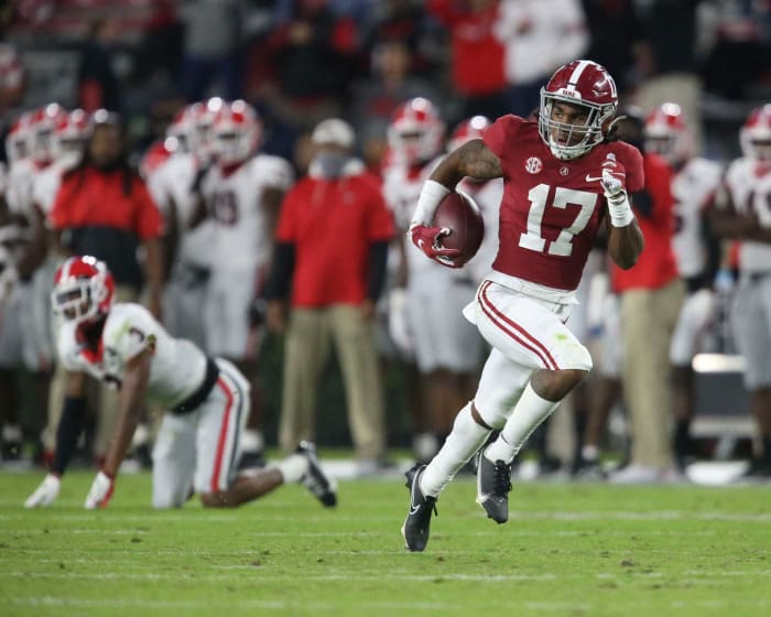 2021 NFL Draft prospects and their league comps - NewsOpener Alabama WR Jaylen Waddle | Comp: Santana Moss