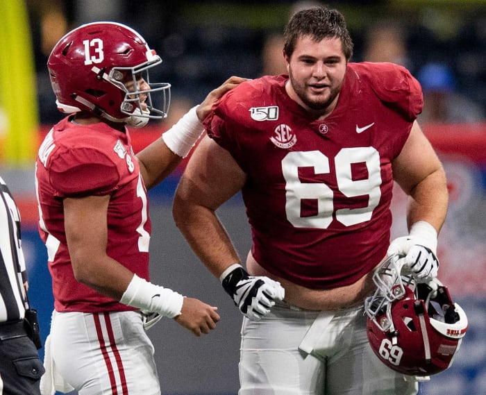 The 25 best players still available in the 2021 NFL Draft - Landon Dickerson, iOL, Alabama
