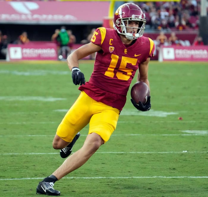 Detroit Lions (via Rams): Drake London, WR, USC