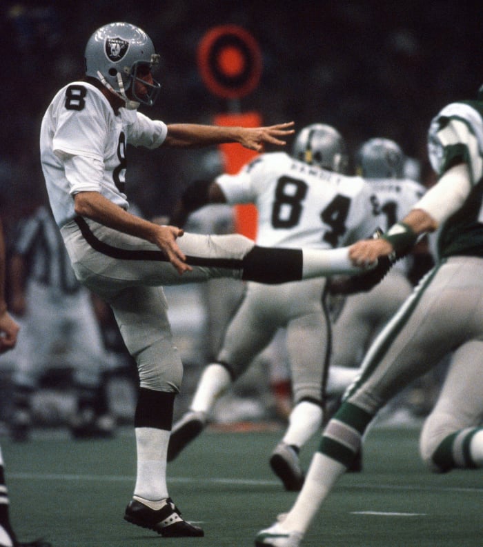 Toute l'équipe du Super Bowl 24 P : Ray Guy, Raiders