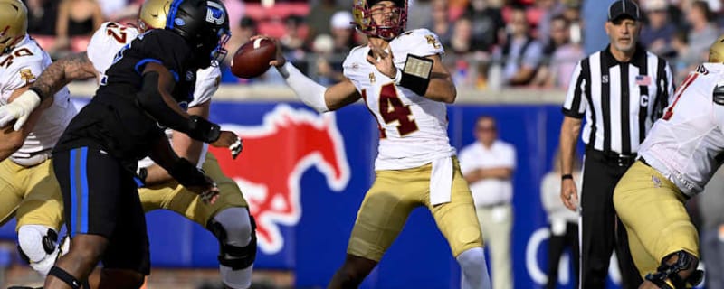 Boston College QB Grayson James Shares Thoughts on Eventful Week