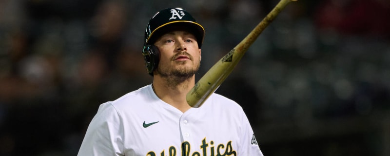 A's option 1B to Triple-A amid ugly hitless streak