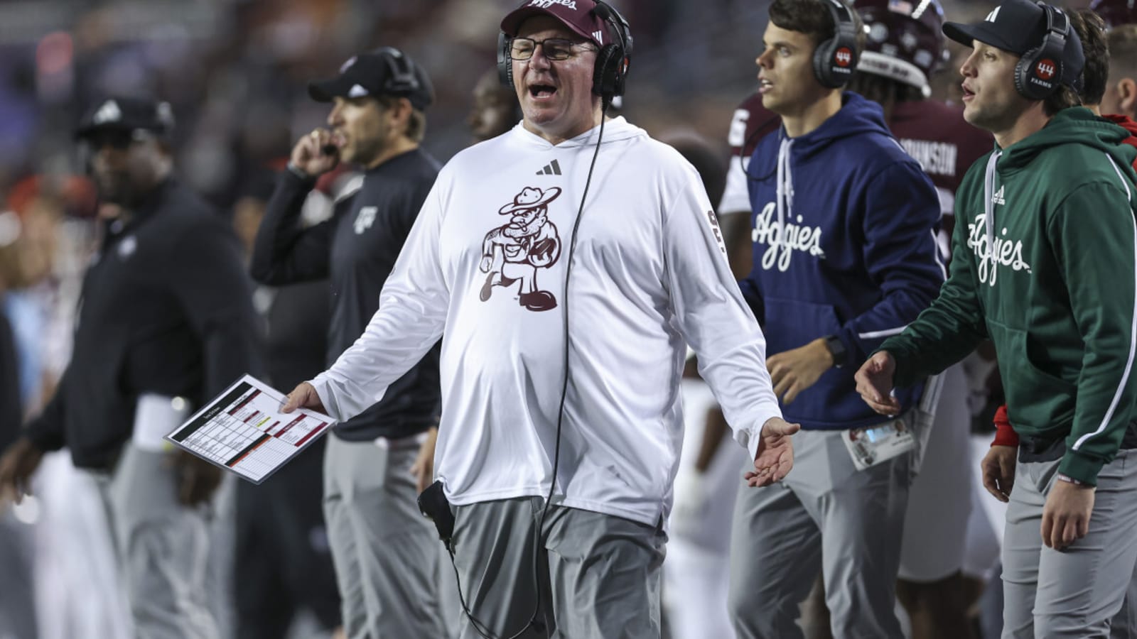 Mike Elko Shuts Down Disturbing Motto in Texas A&M Locker Room | Yardbarker