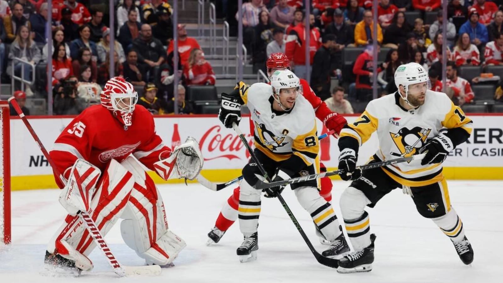 GAME RECAP: Red Wings Beat Penguins 6-3 | Yardbarker