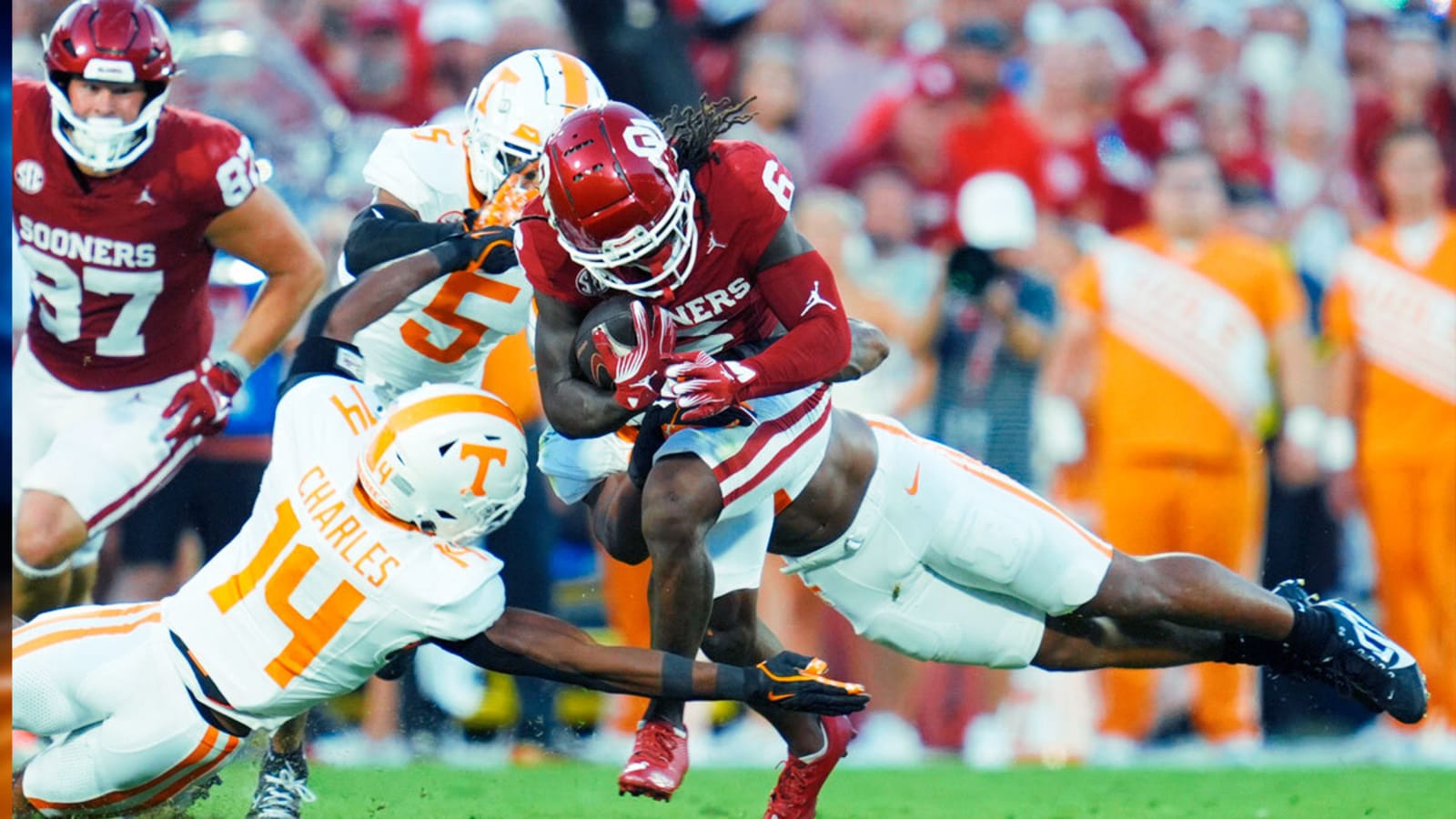 Oklahoma football without top offensive player for Red River Rivalry ...