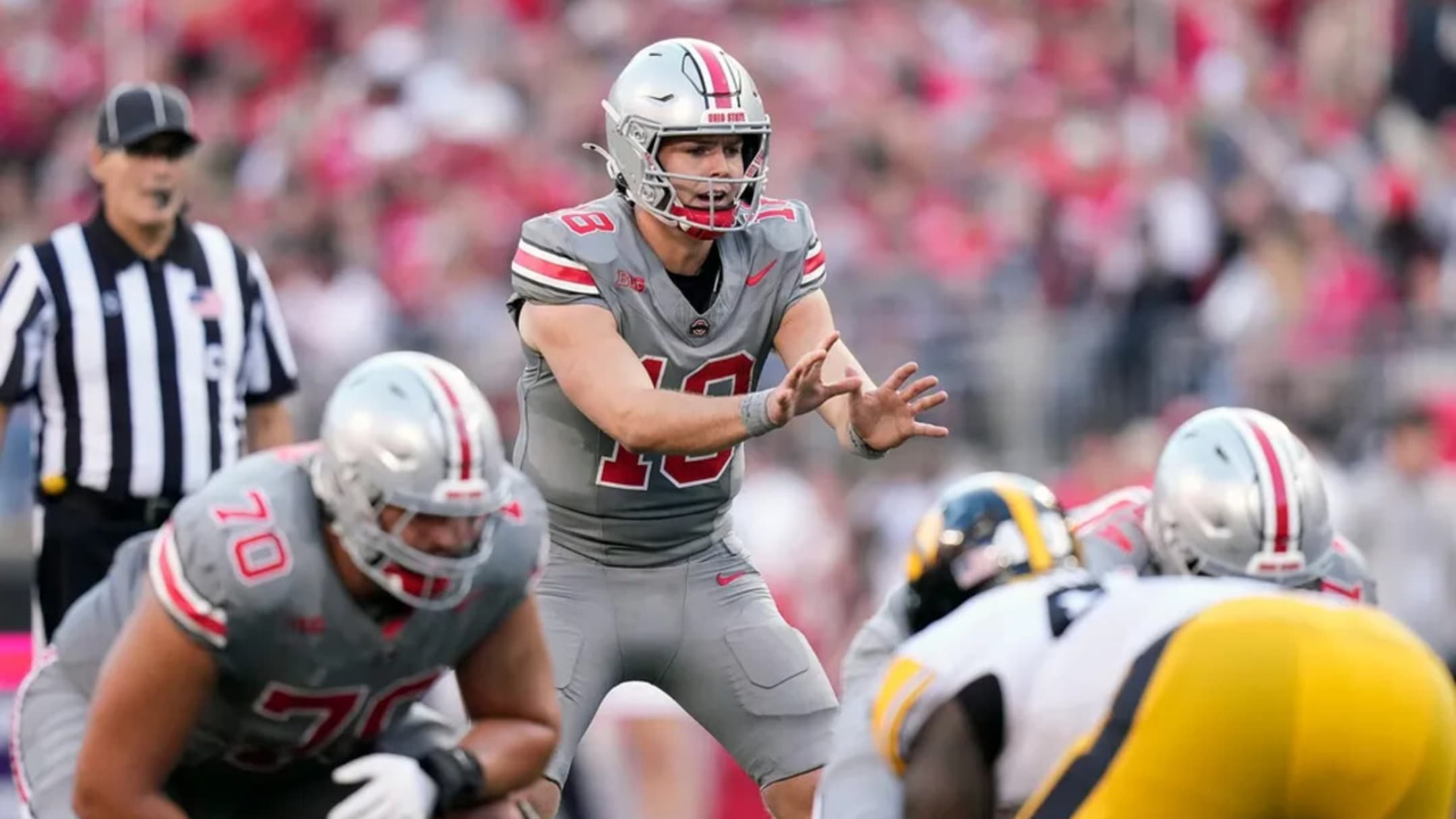 Will Howard’s Touchdown Pass Sparks Ohio State Against Oregon