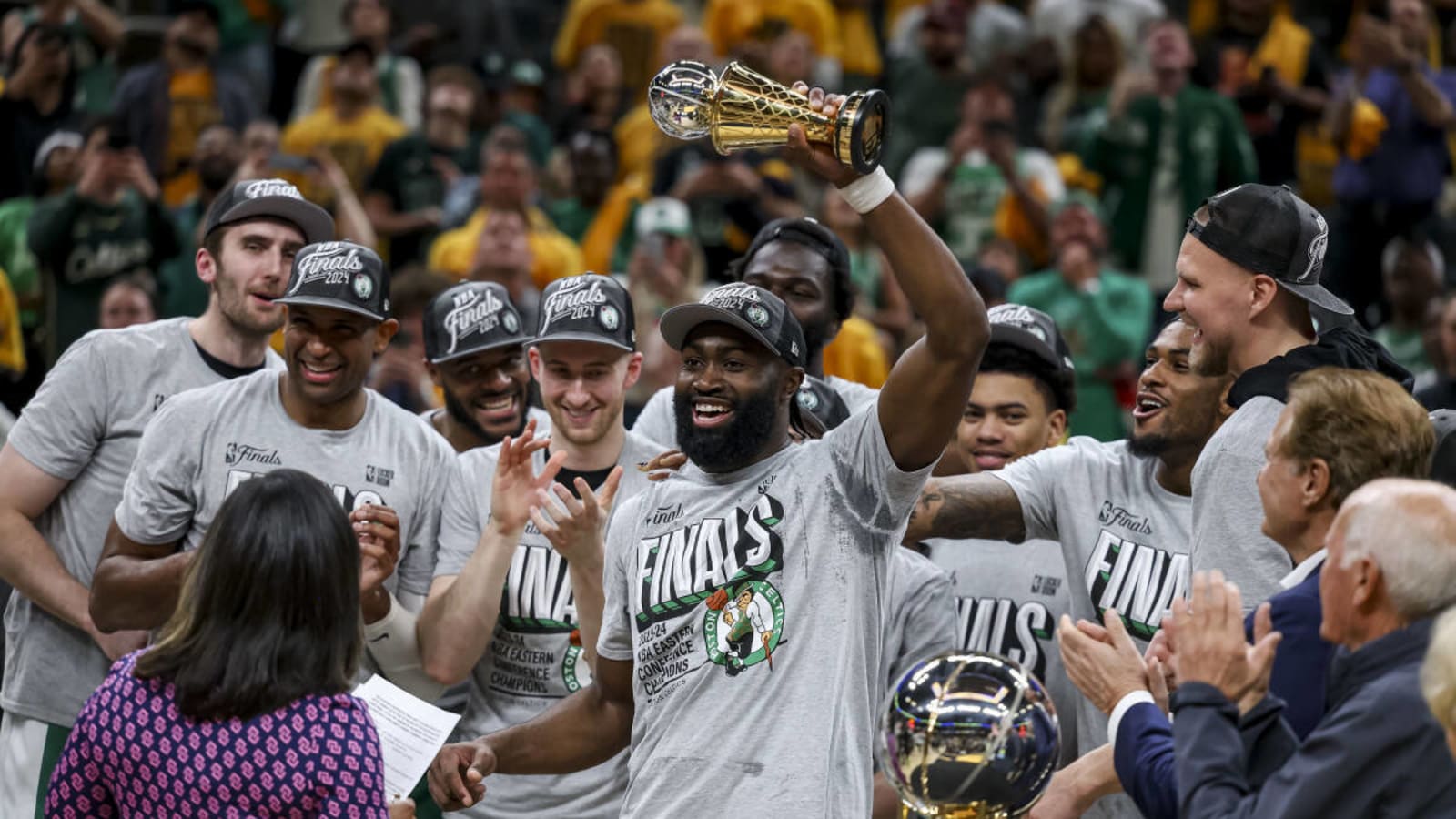 LeBron James Praises Jaylen Brown After Winning Eastern Conference Finals  MVP | Yardbarker