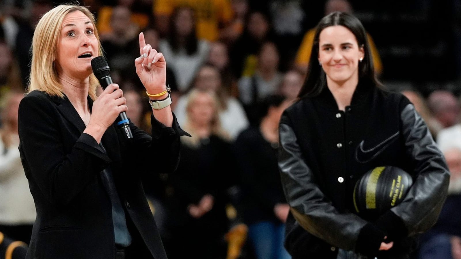 Something About It': Caitlin Clark Reacts To Iowa Win Over USC In Jersey  Retirement | Yardbarker