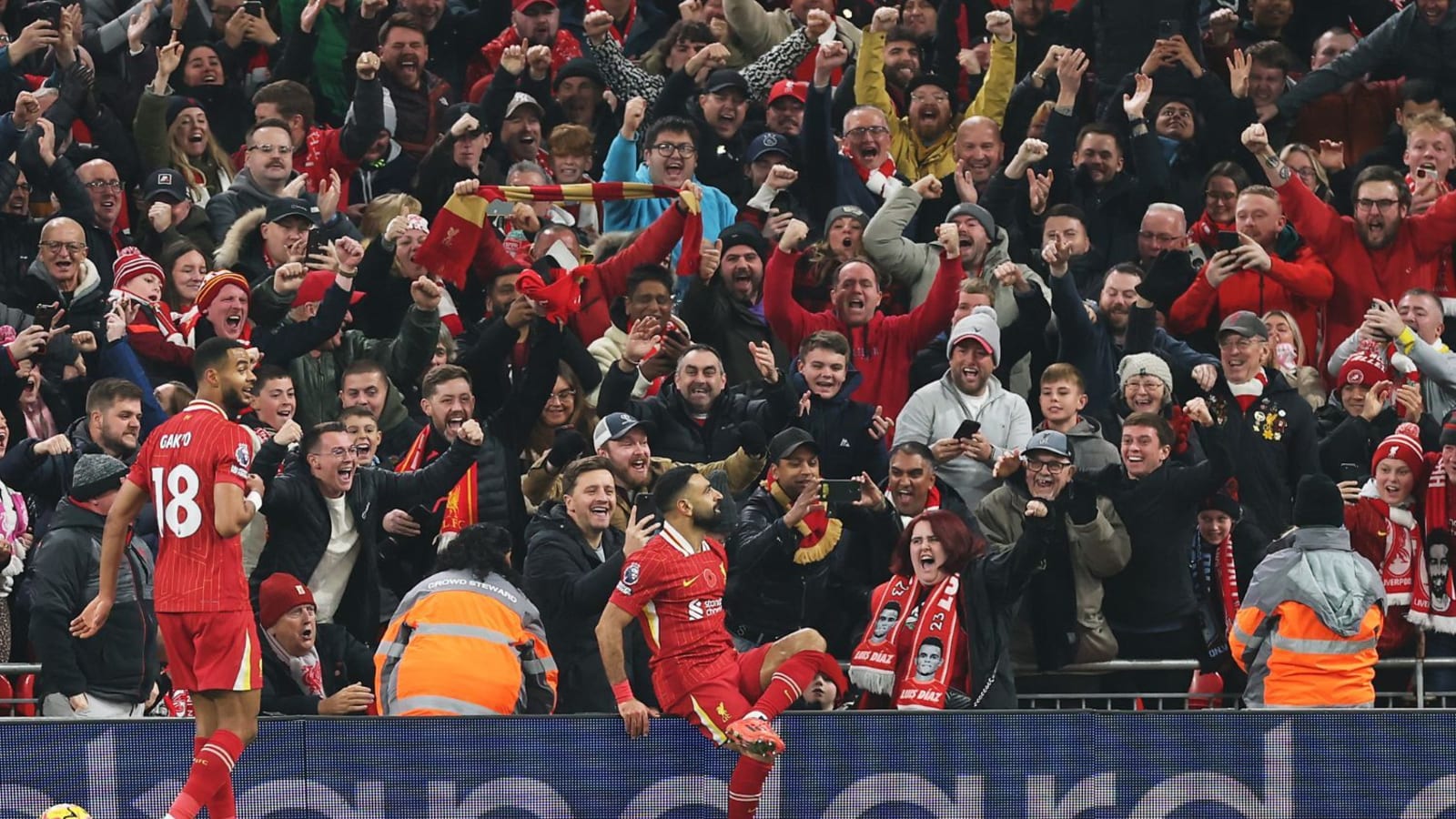 Liverpool fans send FSG a message with new flag unveiled on the Kop ...
