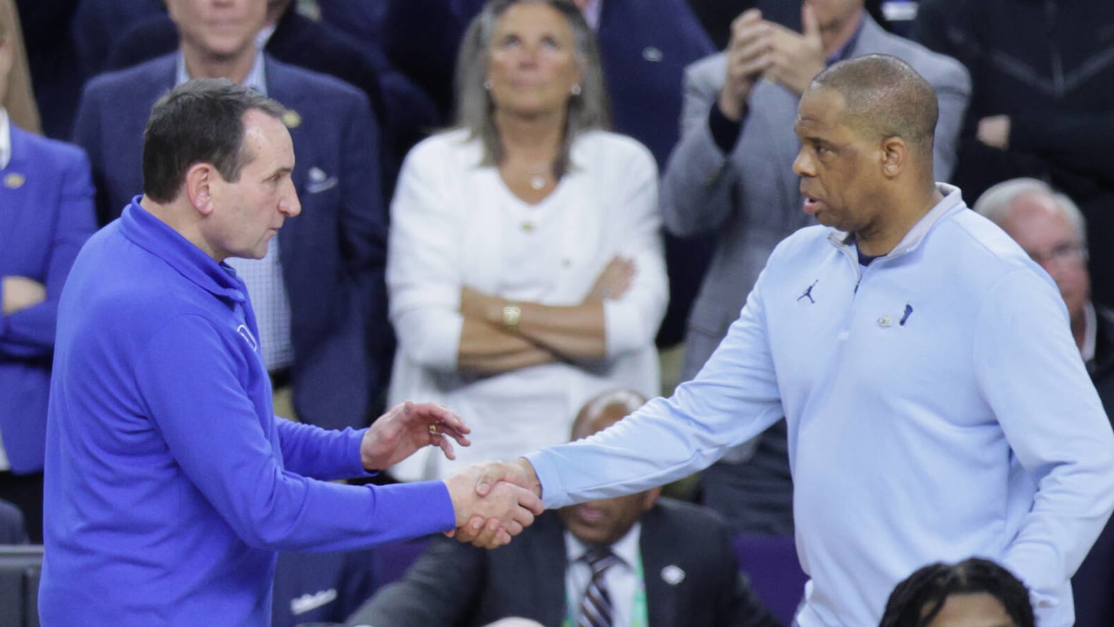 Coach K's comments to Hubert Davis after epic game revealed | Yardbarker Coach K's comments to Hubert Davis after epic game revealed | Yardbarker