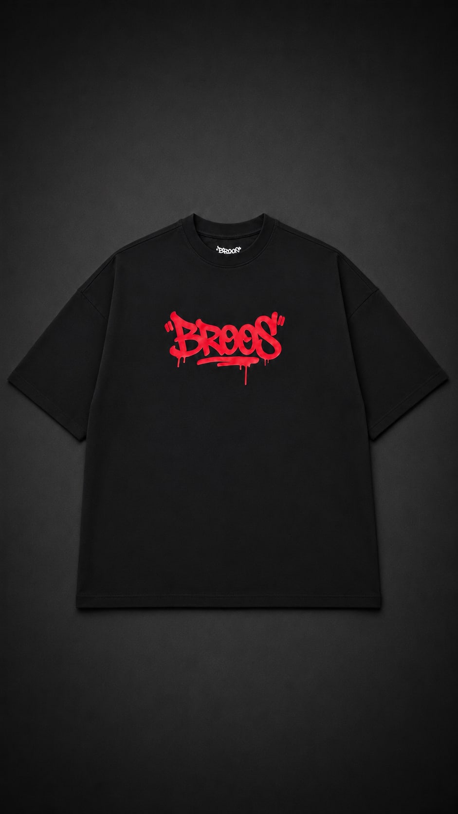 Black Oversized Logo T-Shirt
