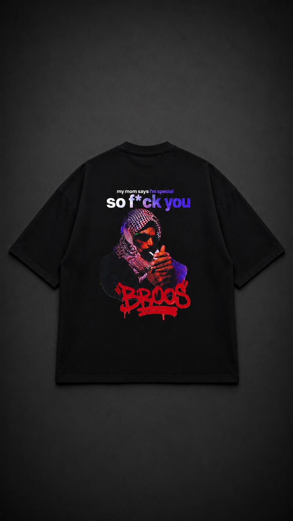 Black Oversized Logo T-Shirt