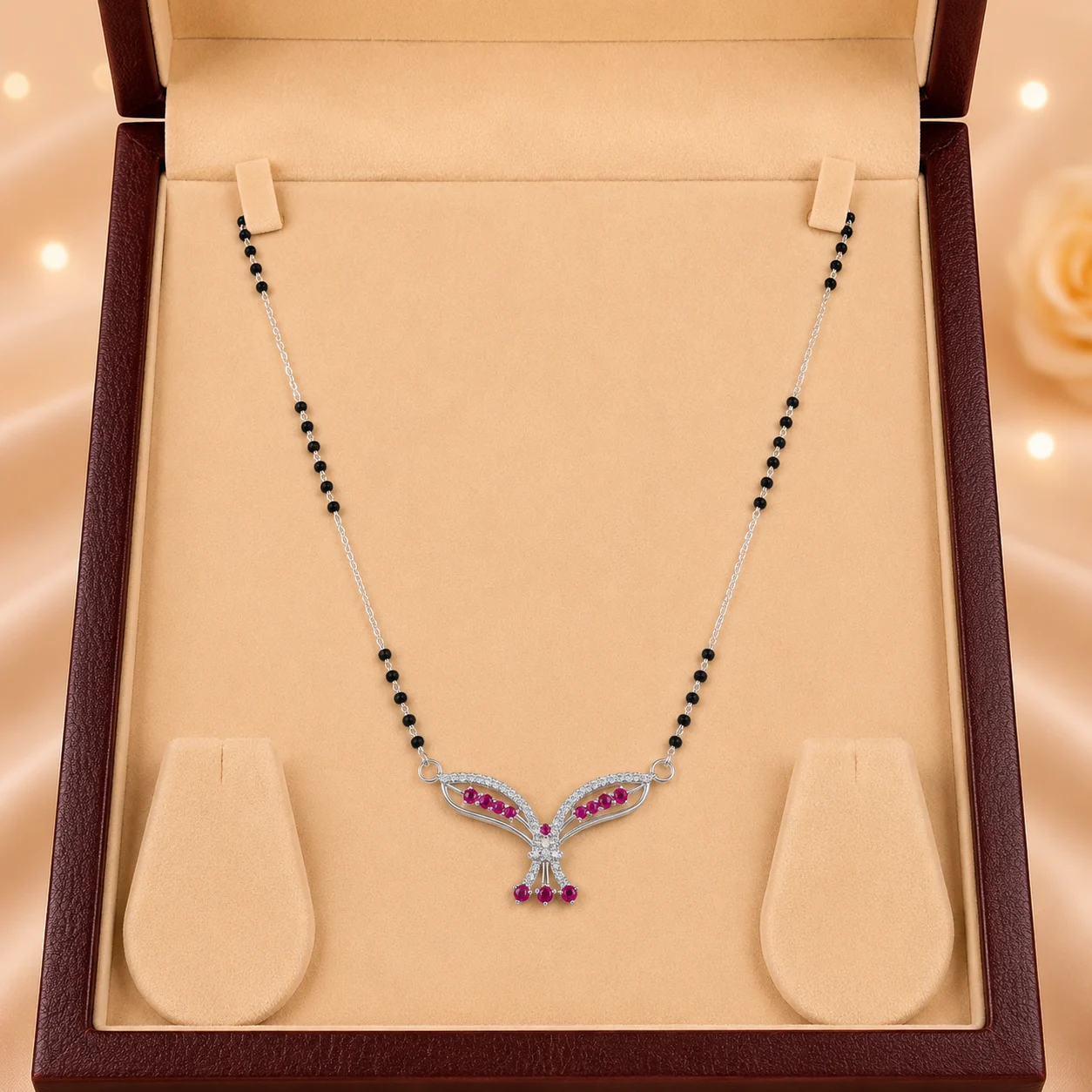 Ruby Wings Mangalsutra