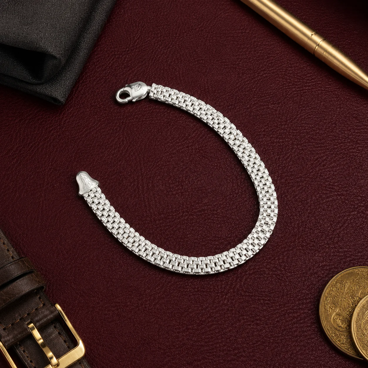 Panther Mesh Chain Bracelet