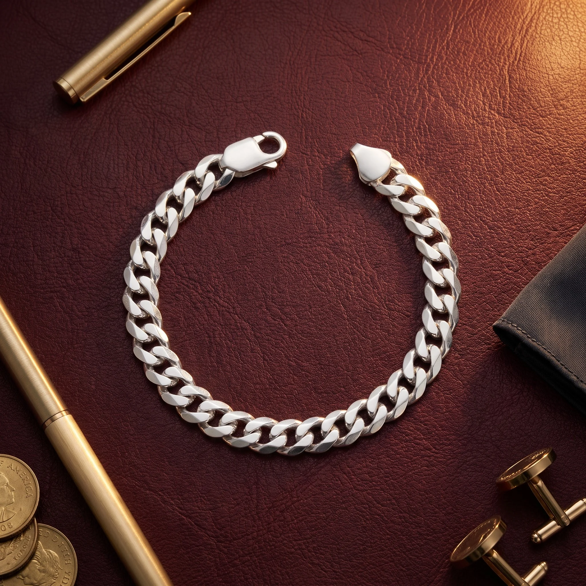 Chunky Cuban Chain Bracelet