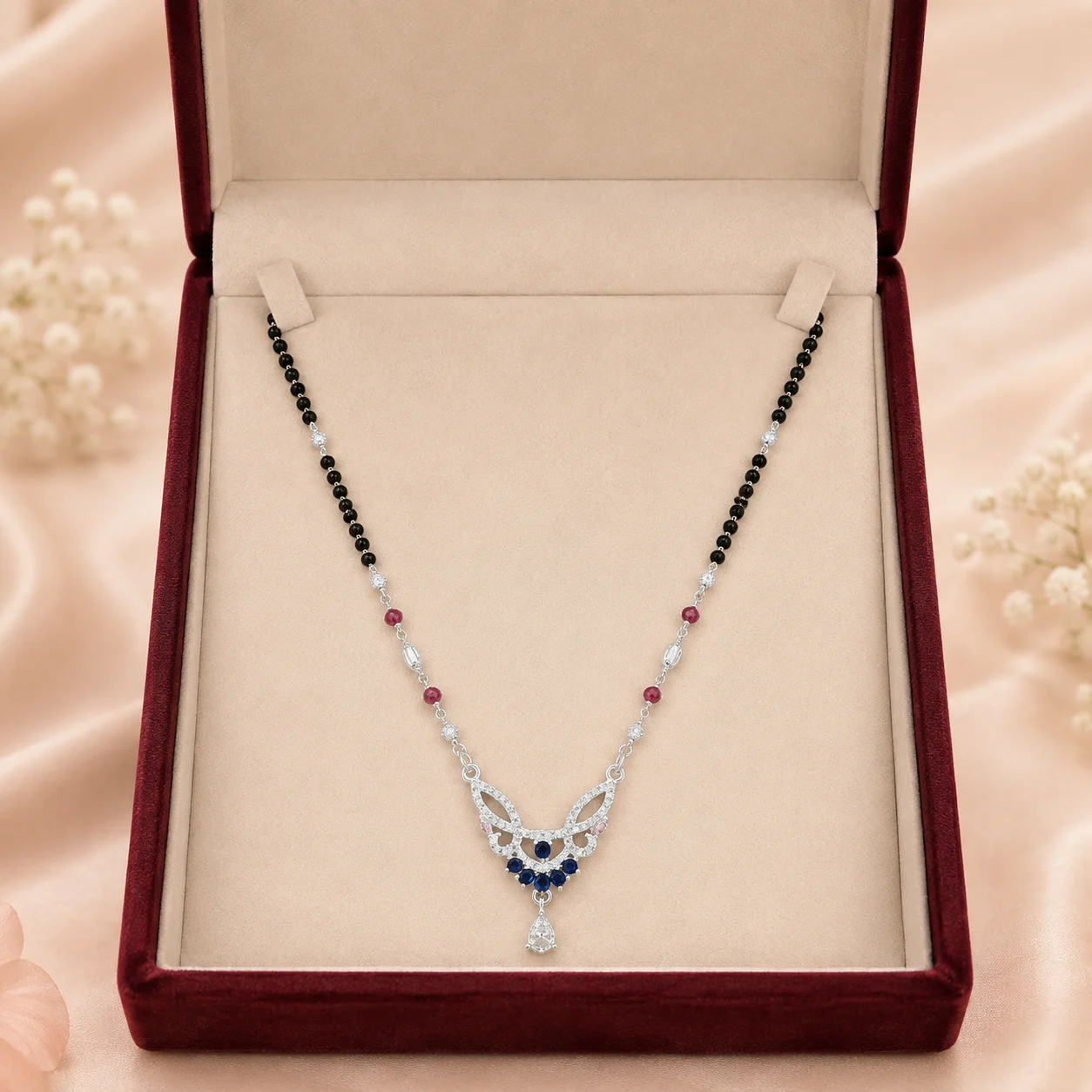 Butterfly Wing Multicolour Mangalsutra