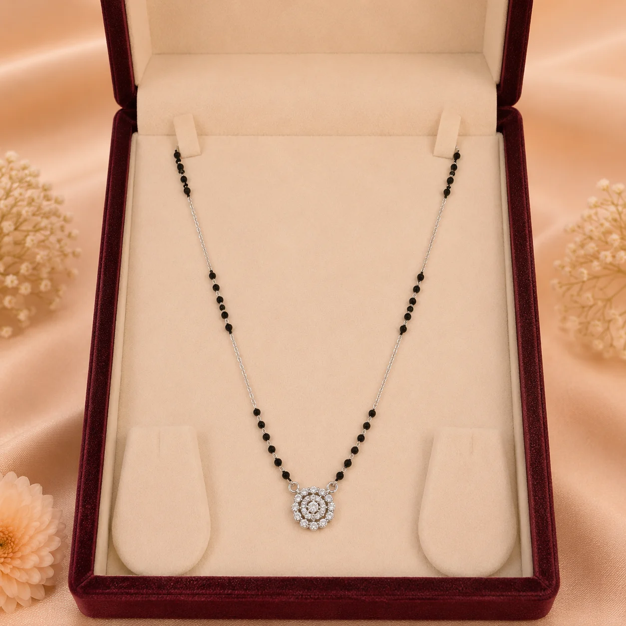 Cluster Halo Mangalsutra