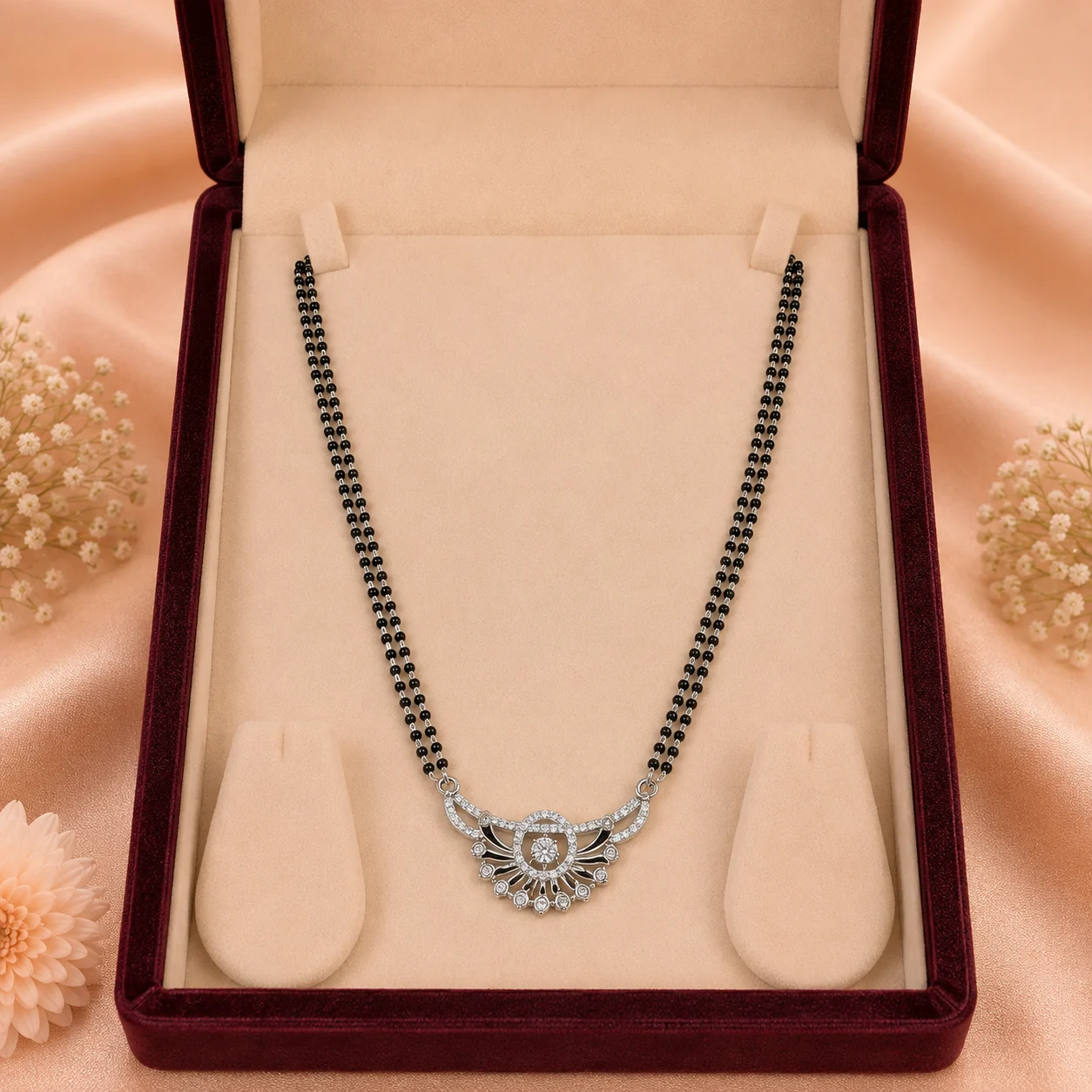 Art Deco Sunburst Mangalsutra