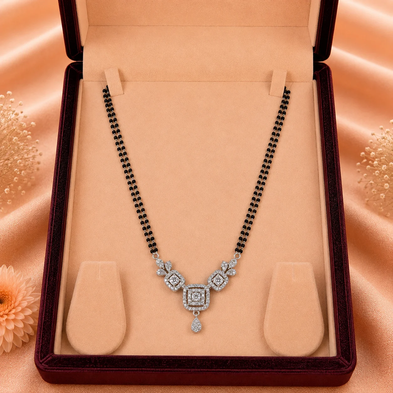 Leaf Square Duo Mangalsutra