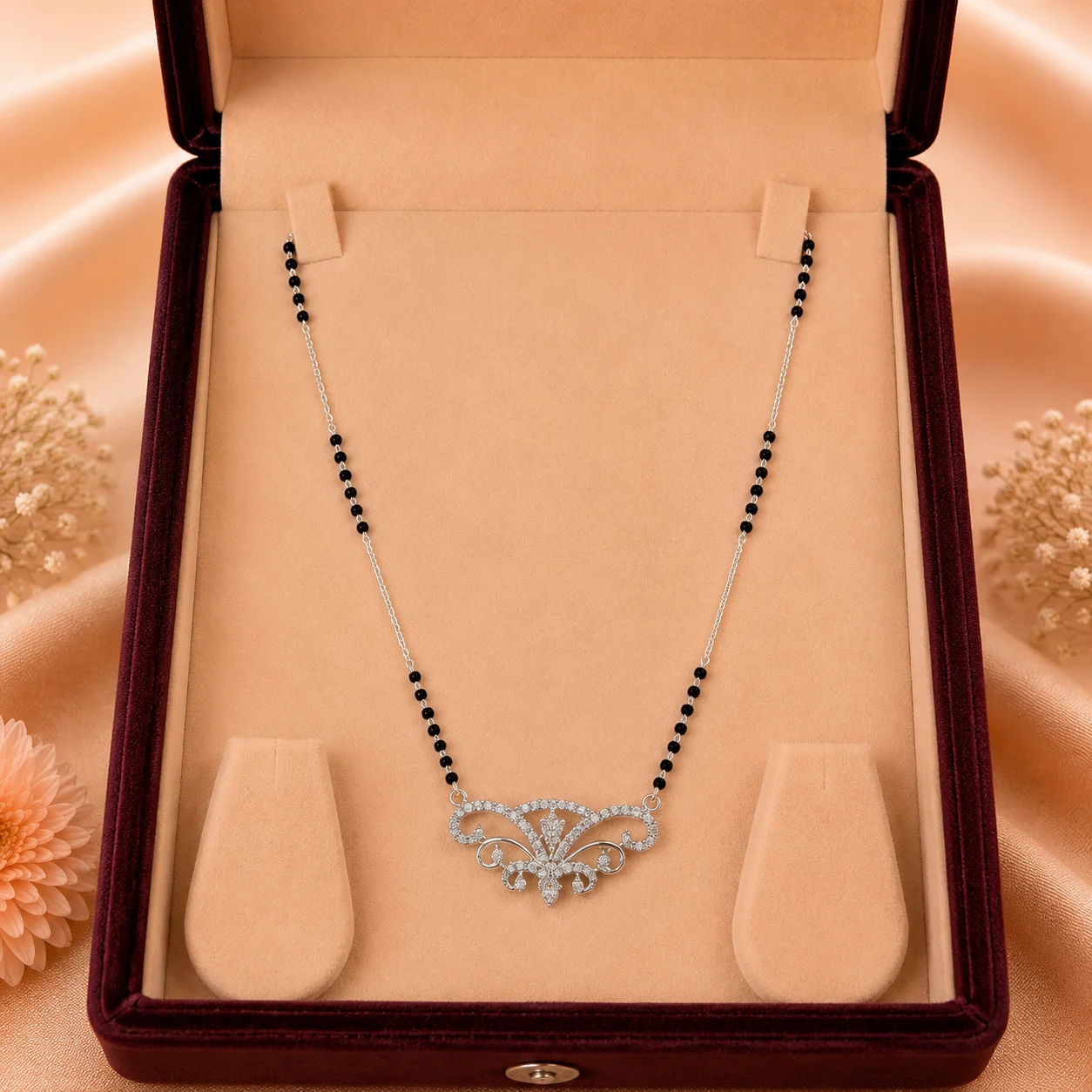 Fleur Scroll Mangalsutra