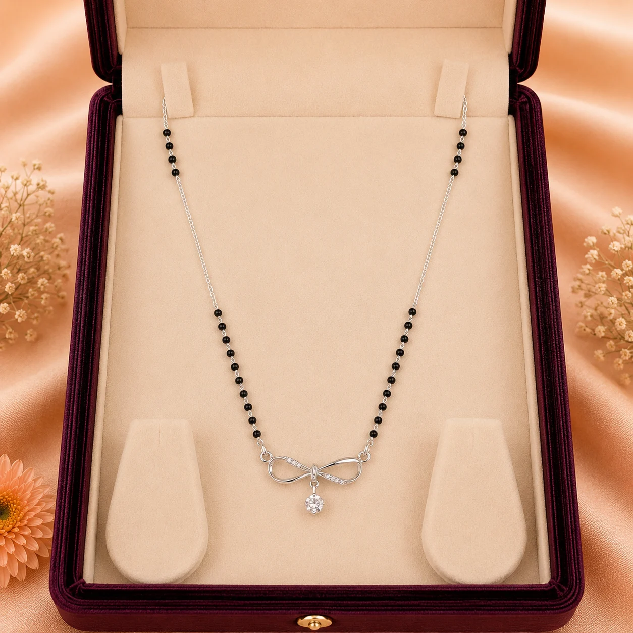 Infinity Bow Drop Mangalsutra