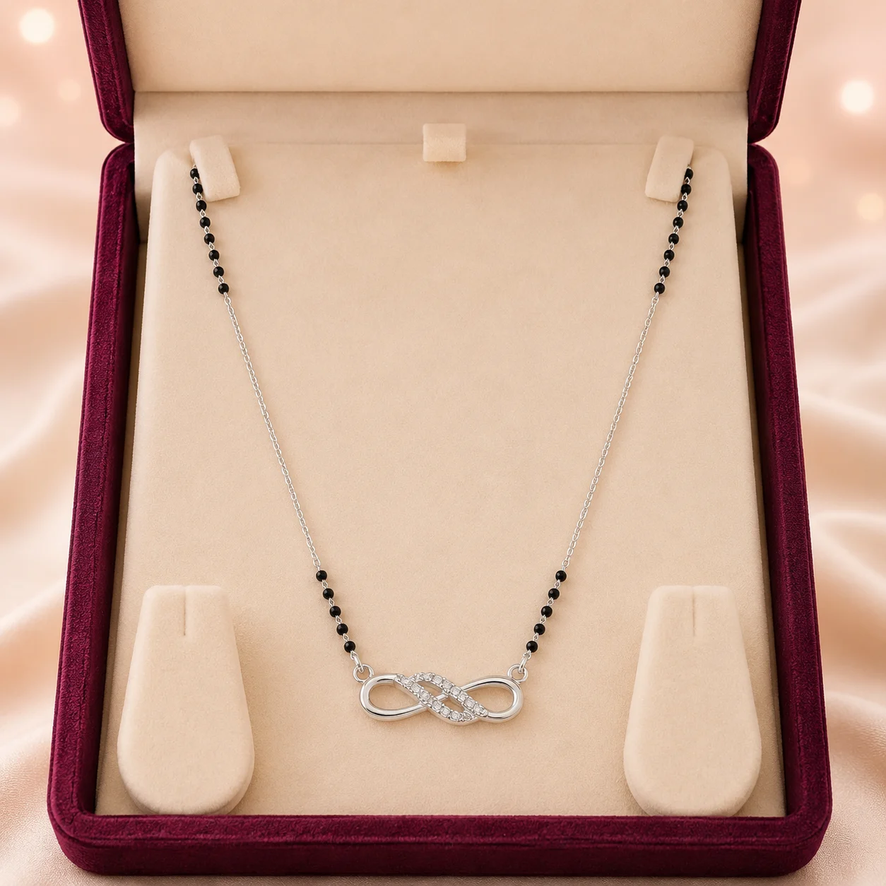 Pave Infinity Mangalsutra