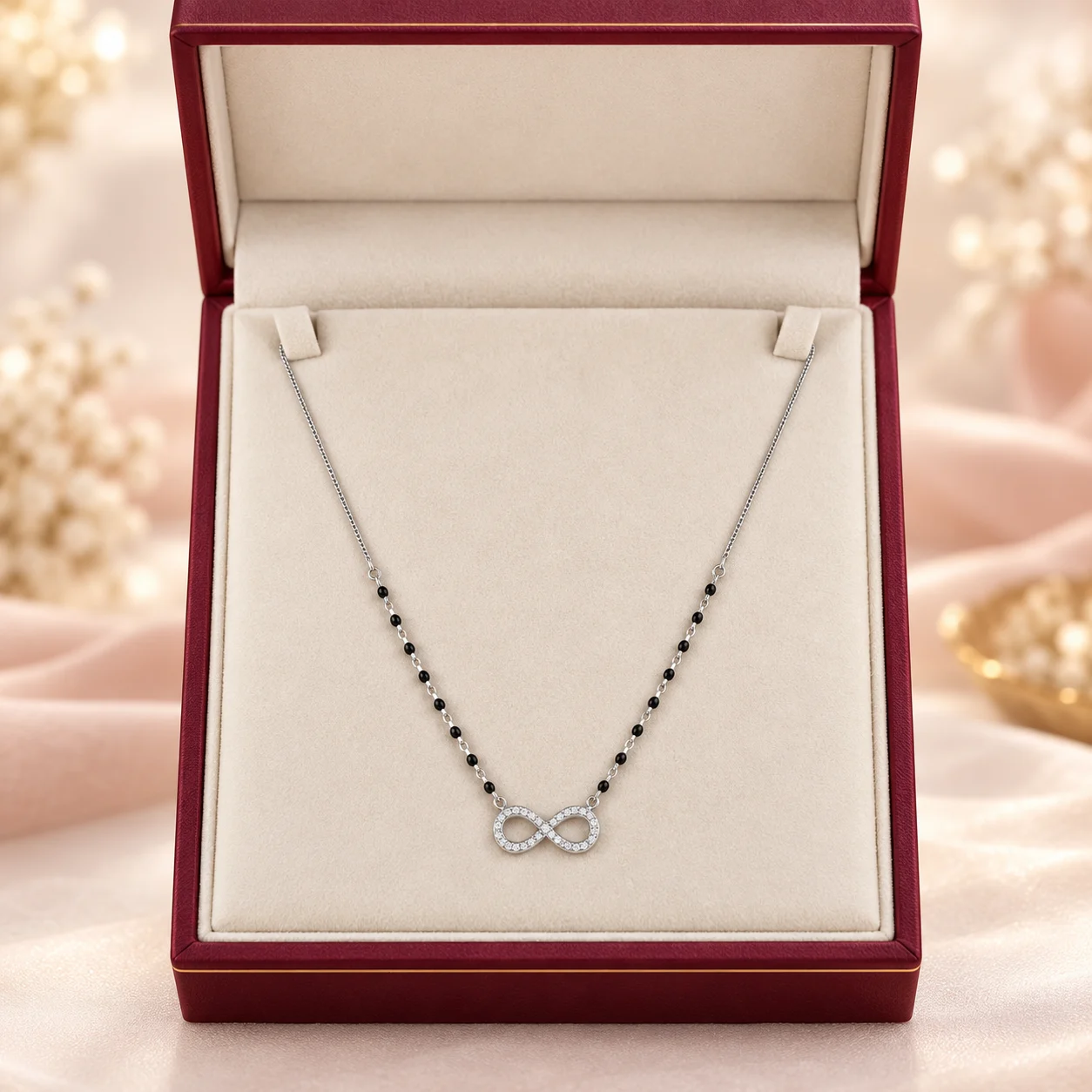 Pave Infinity Mangalsutra