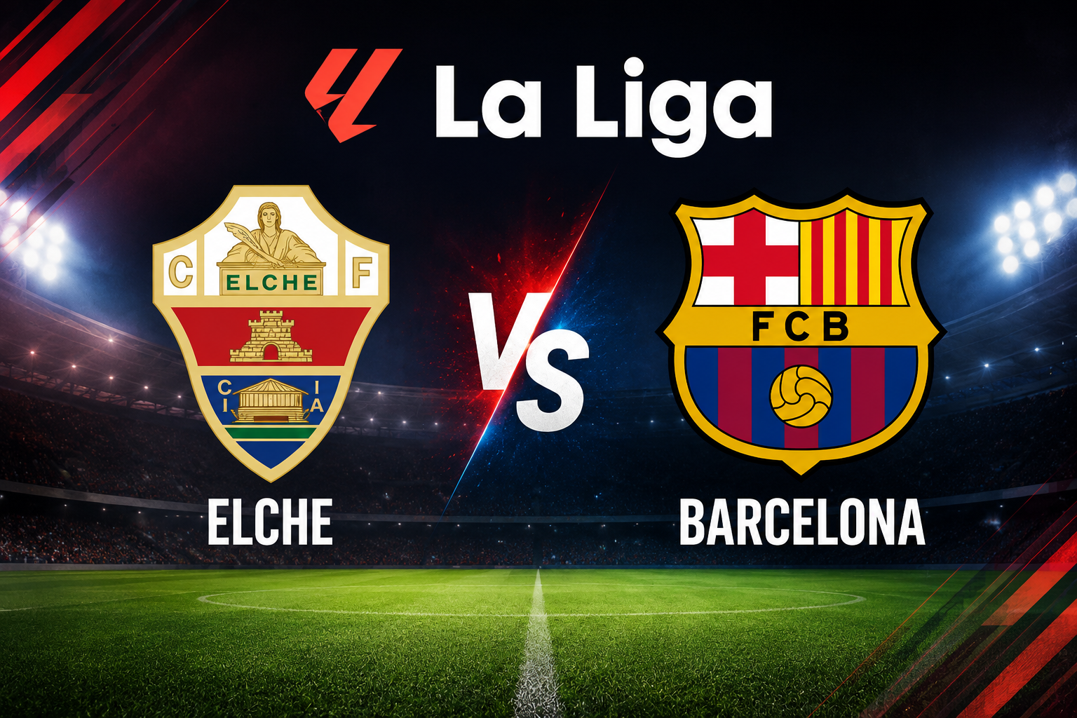 Barcelona sæsonåbner mod Elche: Startopstilling, kampstart og TV