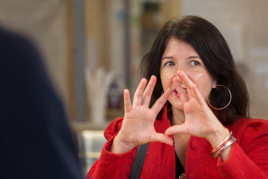 Zazie's Creative Tank with tech founders at MWC and 4YFN