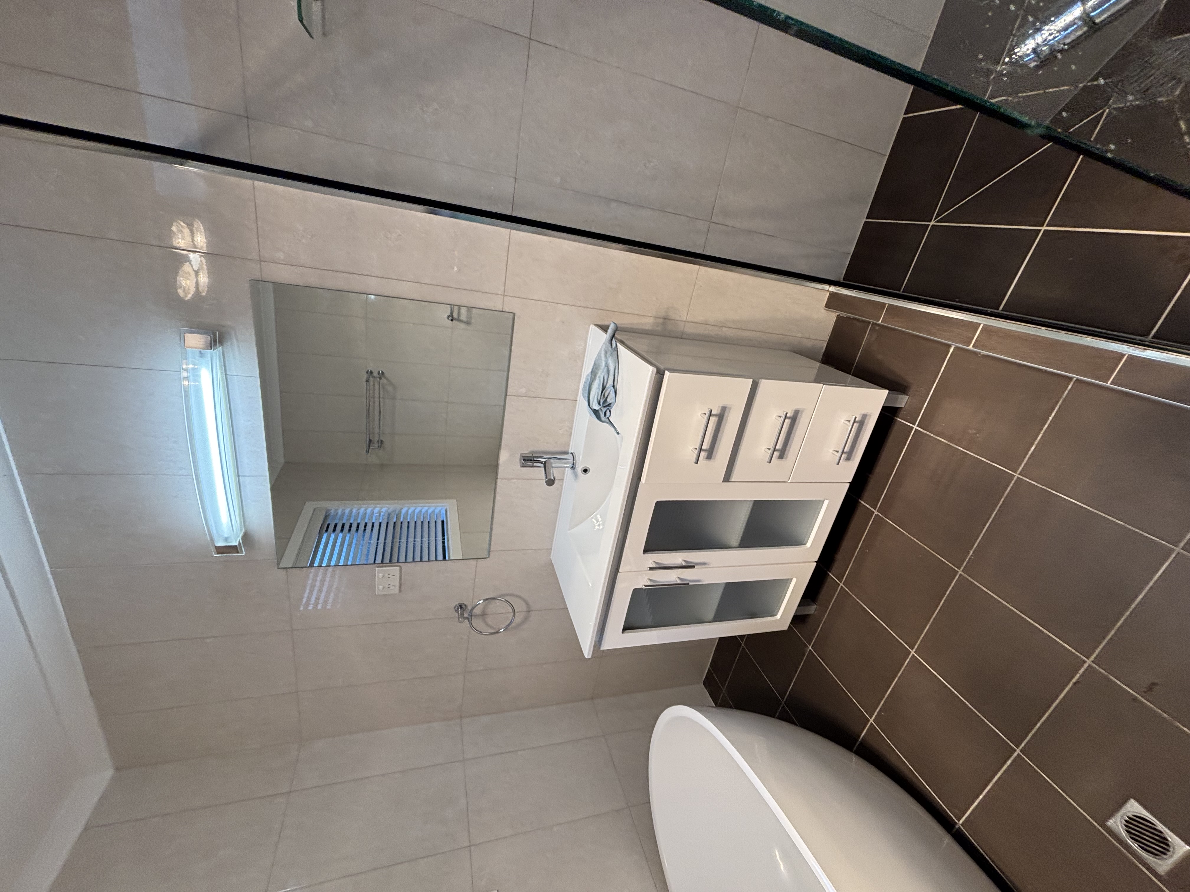 Standard bathroom cleaning
