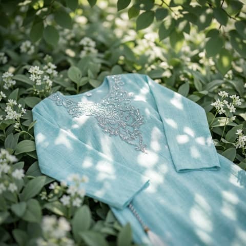عباية سماوي - صورة 4